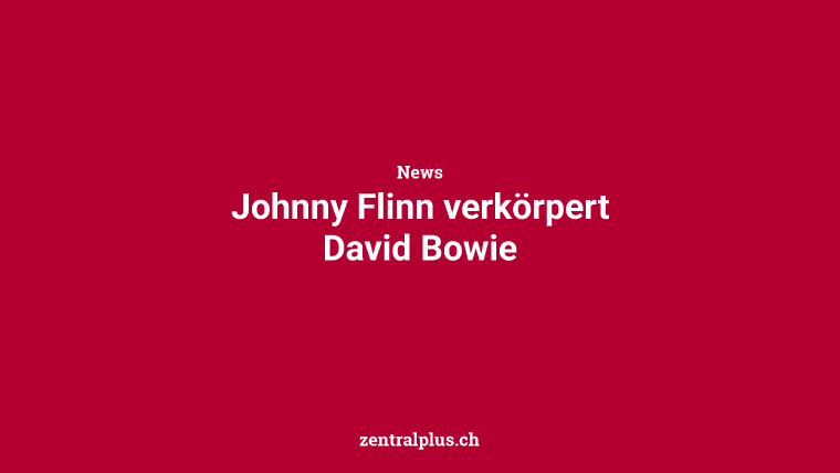 Johnny Flinn verkörpert David Bowie