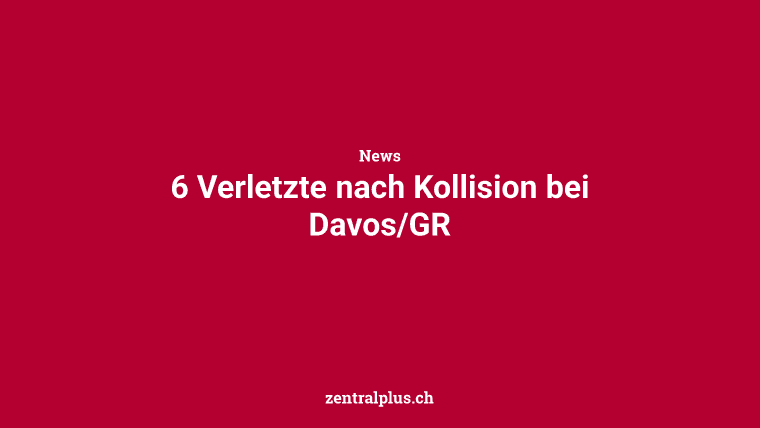 6 Verletzte nach Kollision bei Davos/GR