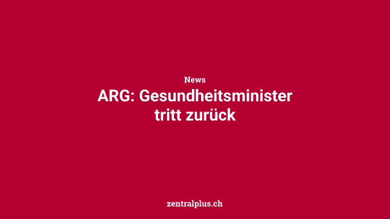 ARG: Gesundheitsminister tritt zurück