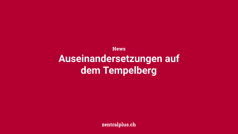 Auseinandersetzungen auf dem Tempelberg