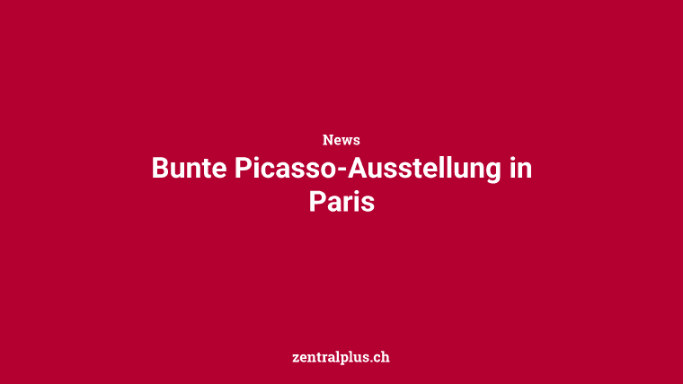 Bunte Picasso-Ausstellung in Paris