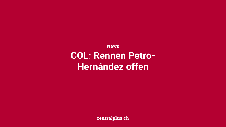 COL: Rennen Petro-Hernández offen