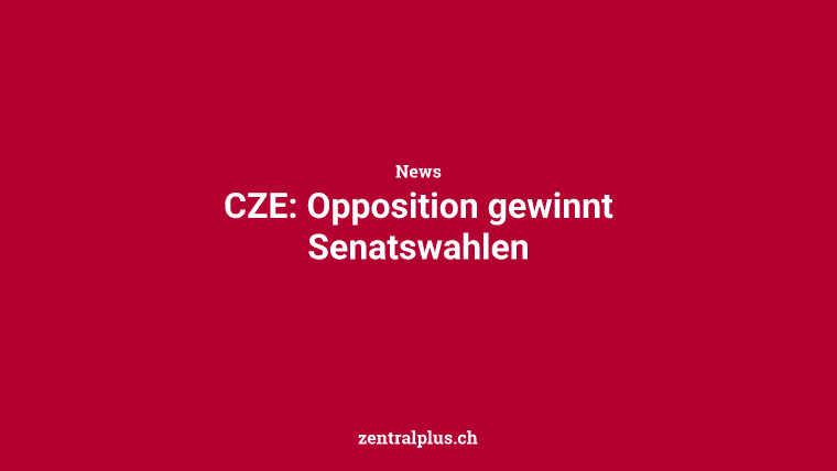 CZE: Opposition gewinnt Senatswahlen