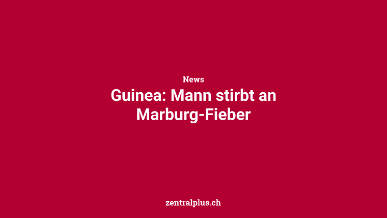 Guinea: Mann stirbt an Marburg-Fieber