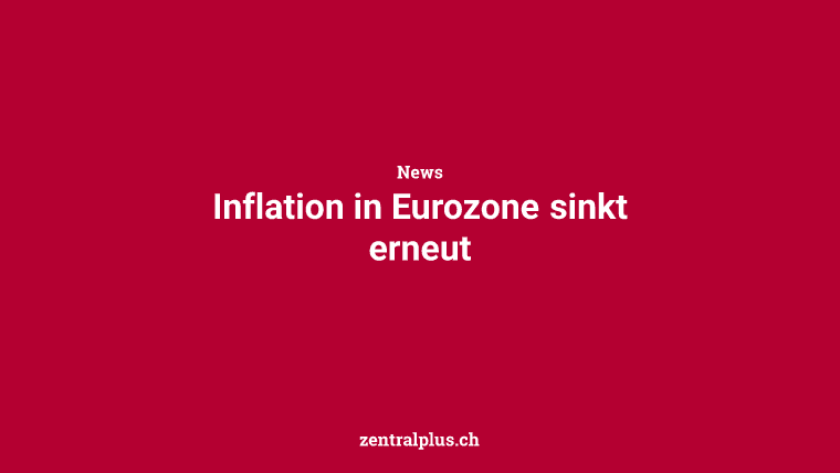 Inflation in Eurozone sinkt erneut