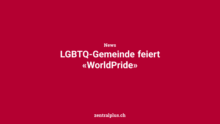LGBTQ-Gemeinde feiert «WorldPride»