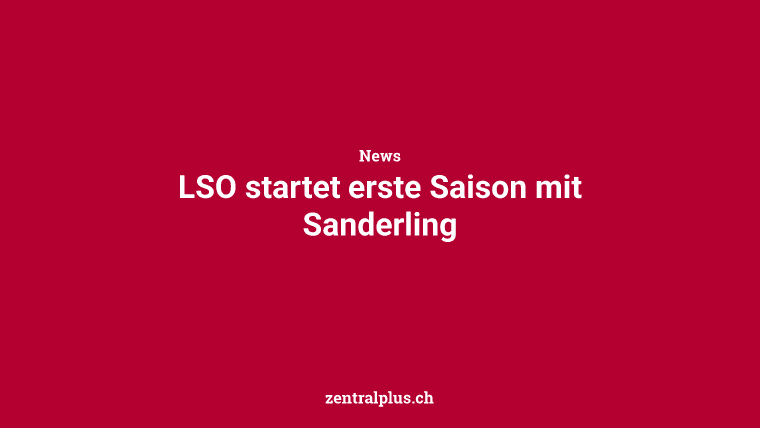 LSO startet erste Saison mit Sanderling