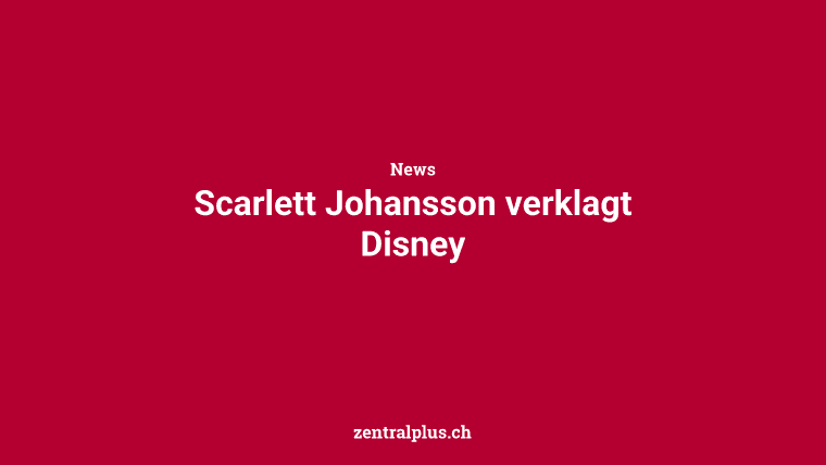 Scarlett Johansson verklagt Disney
