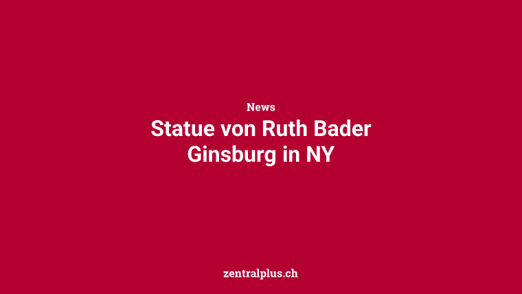 Statue von Ruth Bader Ginsburg in NY