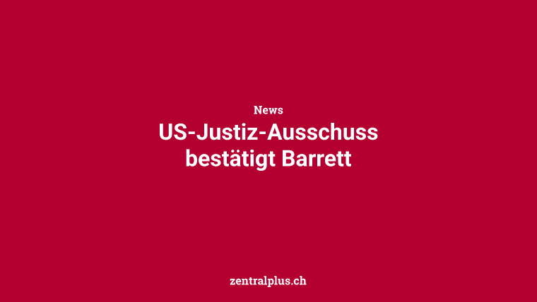 US-Justiz-Ausschuss bestätigt Barrett