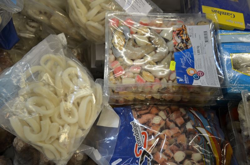 Meeresfrüchte und viele Produkte aus Portugal gibt es im Mercado 47.