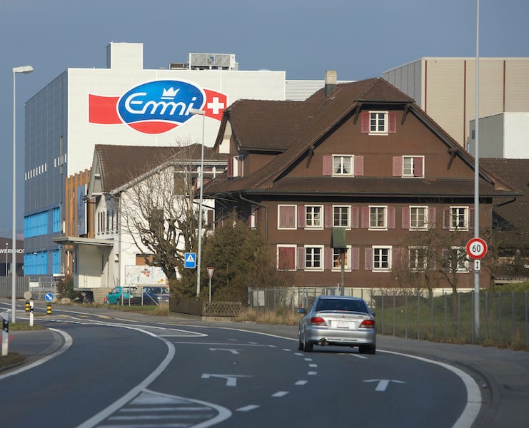 Muss vielleicht bald mehr Steuern zahlen. Emmi gehört zu den grössten Unternehmen im Kanton Luzern und errichtet in der Stadt Luzern gerade einen neuen Hauptsitz. 