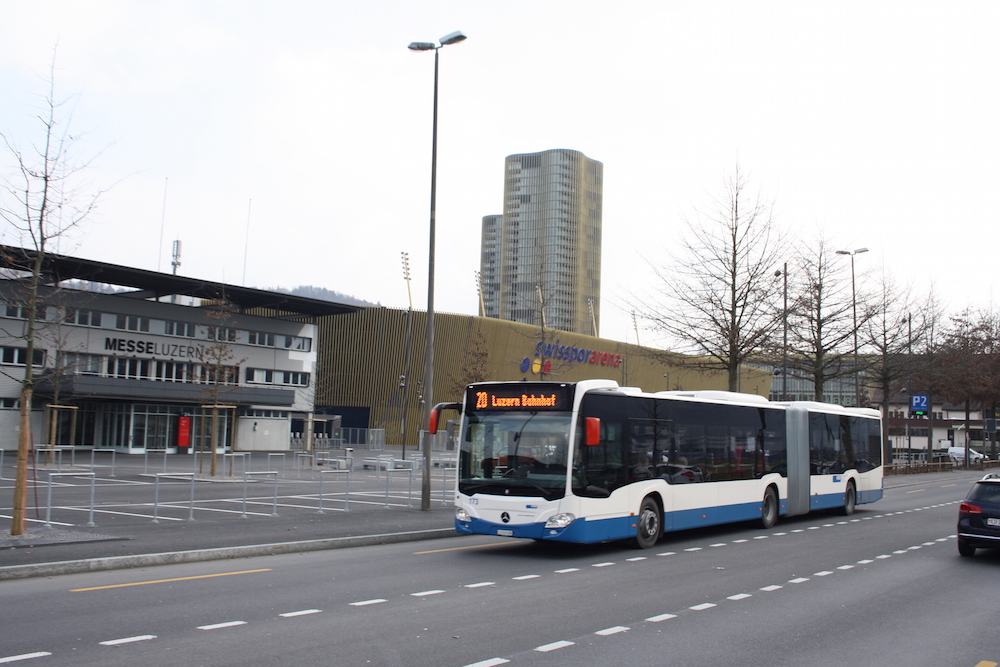 Diese neuen VBL-Busse transportieren die Gästefans künftig zum FCL-Stadion.