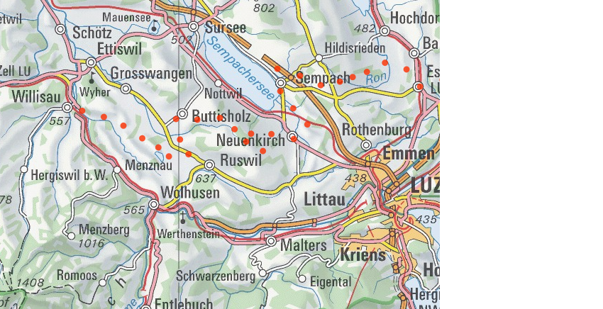 Nicht nur für E-Biker toll. Die Herzroute von Willisau nach Eschenbach. (veloland.ch)