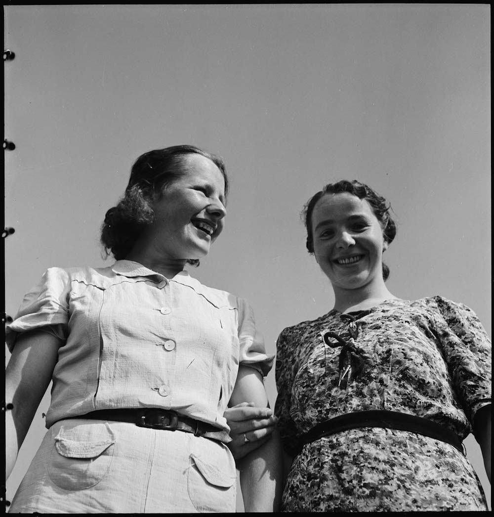 Junge Frauen in Kriens, 1940
