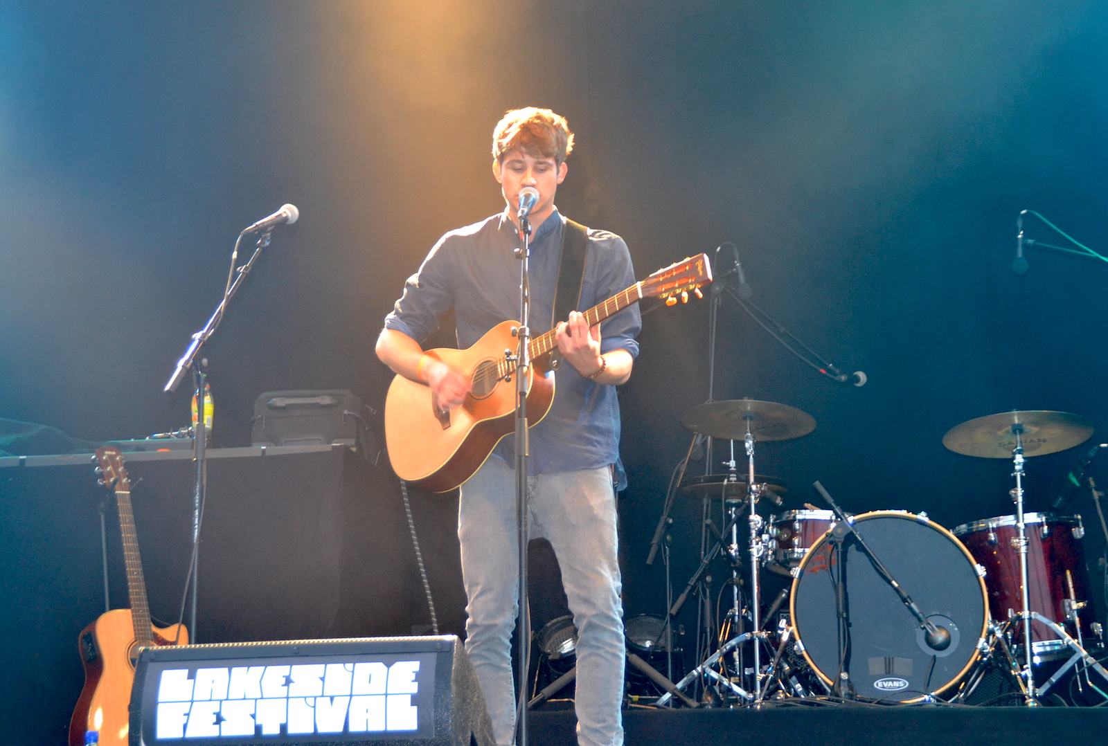 Damian Lynn bei seinem Konzert am Lakeside Festival. (Bild: jav)