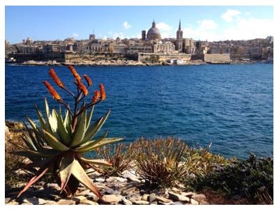 La Valetta in Malta bietet ein reiches historisches Erbe.