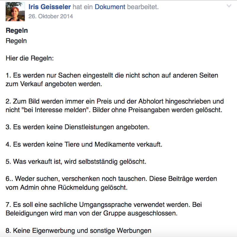 Ziemlich deutlich erklärt Iris Geisseler den Gruppenmitgliedern die Regeln des Verkaufkreis Luzern