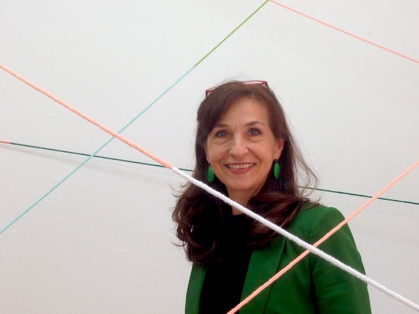 Patricia Jacomella Bonola, die Weberin des Textil-Netzes.