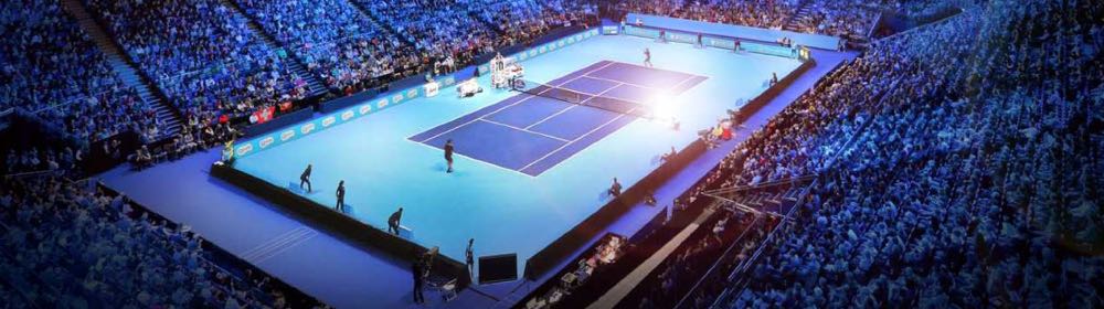 Auch für Konzerte oder, wie hier im Bild, Tennis-Länderspiel könnte die Pilatus Arena genutzt werden.