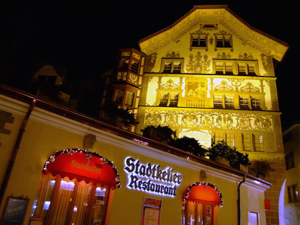 Das Restaurant Stadtkeller am Sternenplatz in der Luzerner Altstadt.