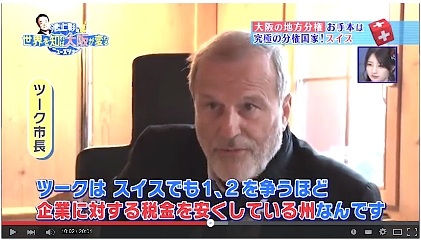Dolfi Müller im japanischen Fernsehen