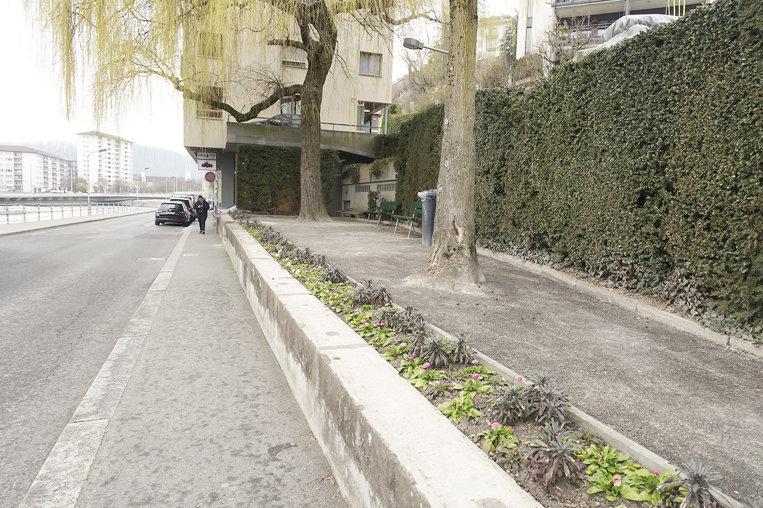 St.-Karli-Quai: Eine Nische wie gemacht für eine Bar.