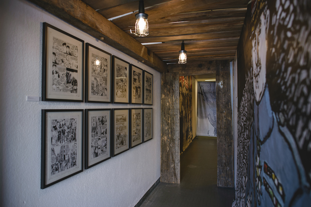 Ausstellung von Tardi im Neubad 2015.