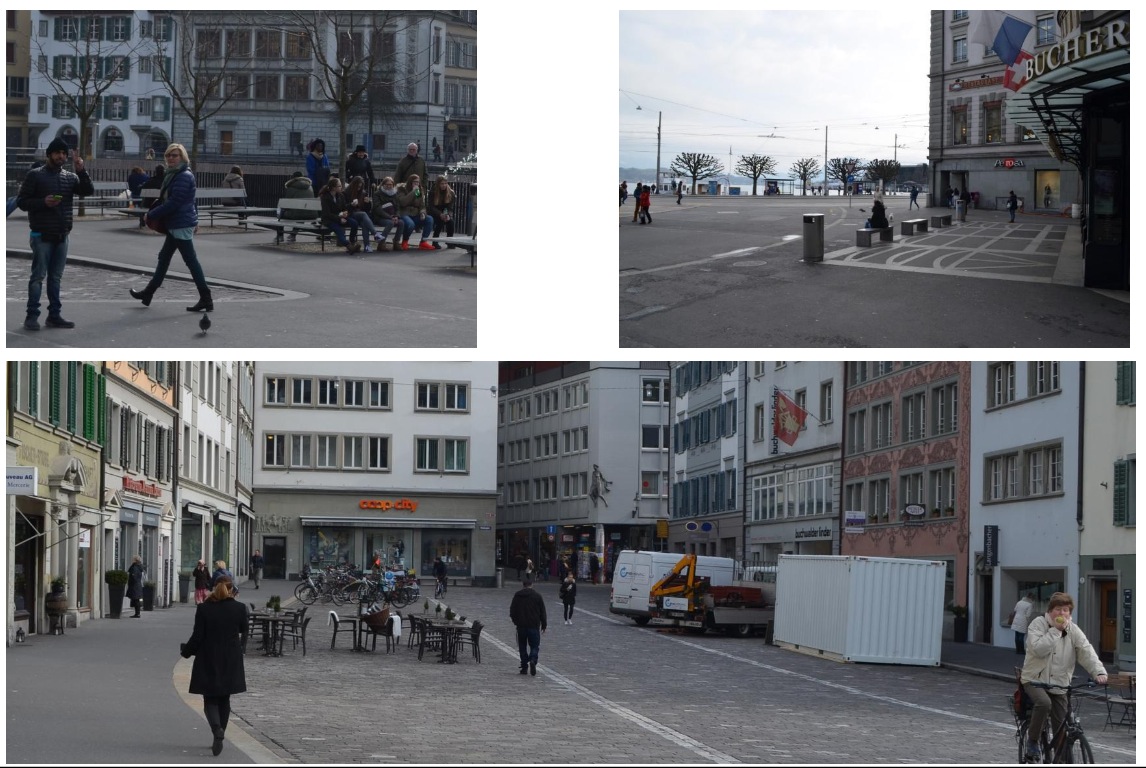 Sitzgelegenheiten seien wichtig für die Attraktivität einer Einkaufsstadt. Hier gezeigt: der Mühlenplatz und der Schwanenplatz. 