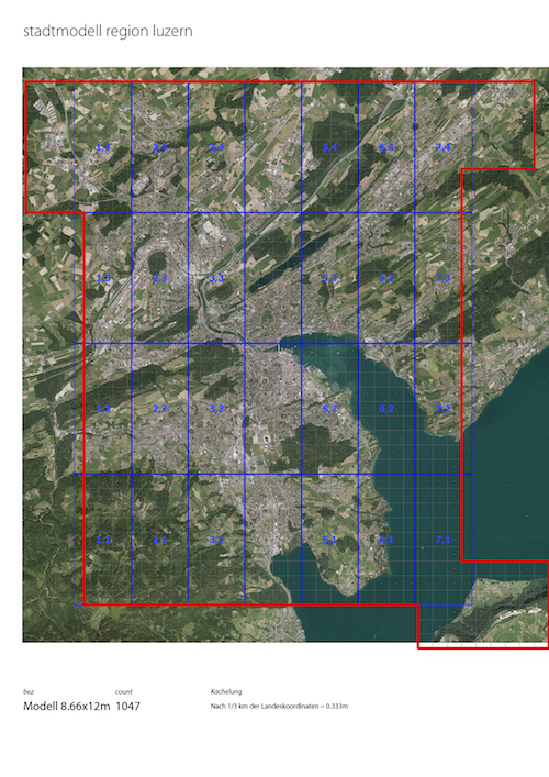 Der rot eingerahmte Bereich soll mit dem Stadtmodell abgedeckt werden.