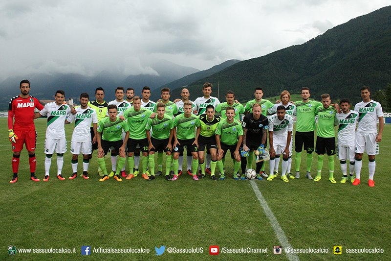 Der U.S. Sassuolo im Trainingslager (Facebookseite Sassuolo)