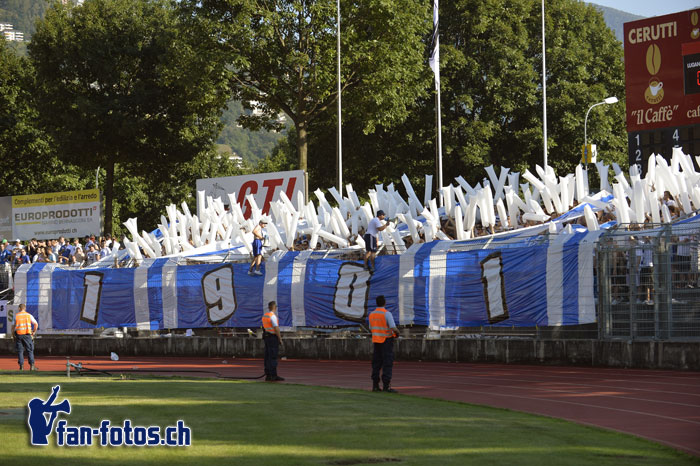 Das Gründungsjahr des FCL wird auch immer wieder hervorgehoben. (Bild: fcl-fan-fotos.ch / Dominik Stegemann).