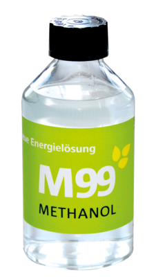 Methanol M99, dies soll über ein Dutzend heute verwendeter Brennstoffe ablösen, weltweit.