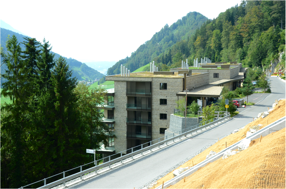 Die Panorama Residence-Suiten sind bereits fertiggestellt.