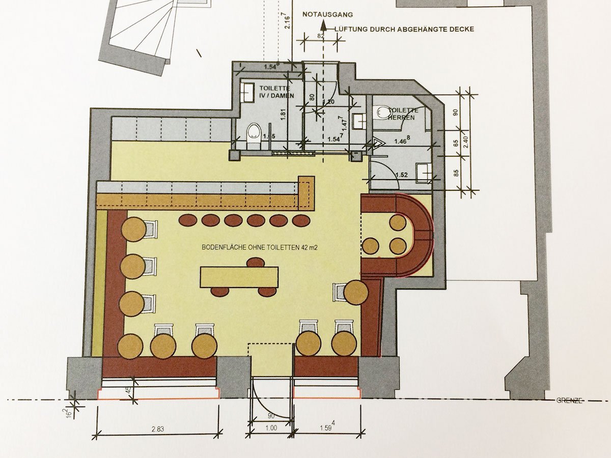 So sieht die neue Bar auf dem Plan aus.  (Bild: zvg)