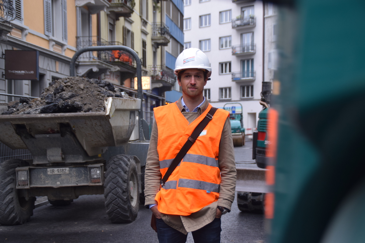 Oberbauleiter Roger Schürmann ist seitens der Stadt für das Projekt verantwortlich (Bild: lwo).