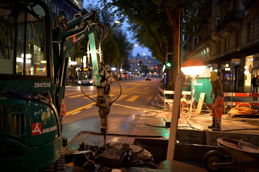 Impressionen von der Gesamtsanierung Hirschmatt (Bild: Stadt Luzern).