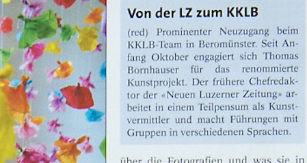 Die Information im Anzeiger Michelsamt vom 20. Oktober 2016.