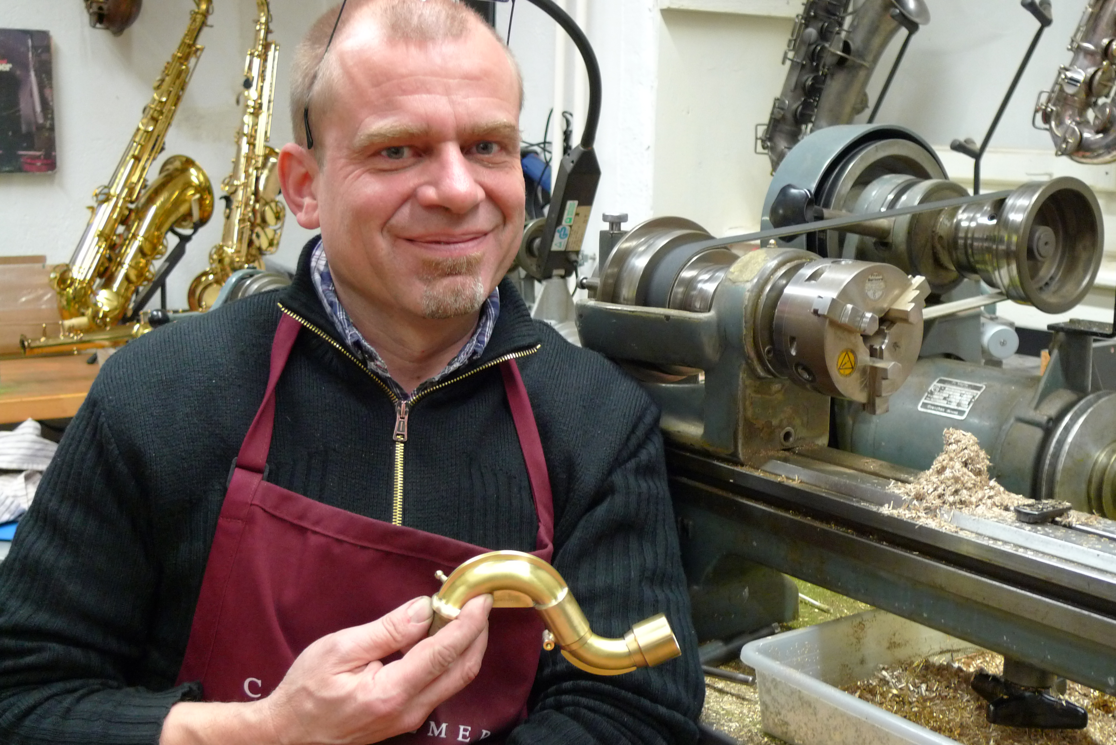 Martin Suter ist Instrumentenbauer und Geschäftsinhaber von «Das Blashaus».