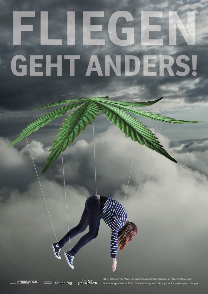 Die Kantonsschule Zug befasste sich mit dem Cannabis-Konsum.