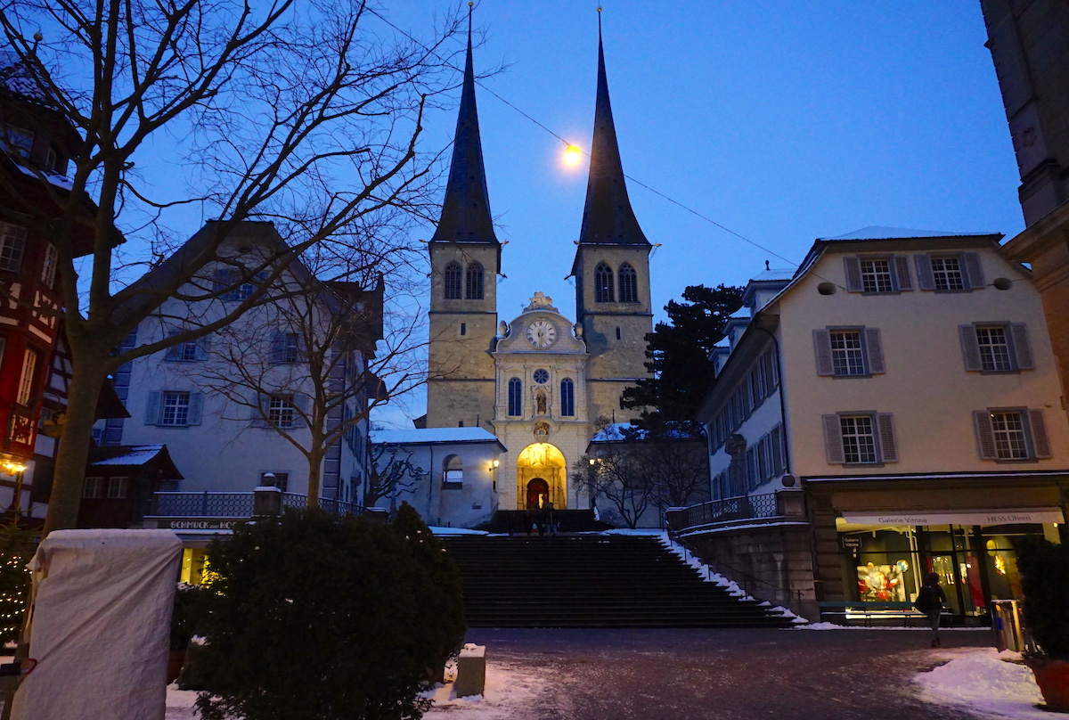 Die Luzerner Hofkirche, der neue Arbeitsort von Ruedi Beck.