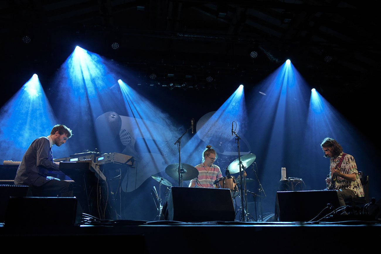 Junger Schweizer Jazz in Willisau 2016: das Trio Heinz Herbert bei einem Auftritt.