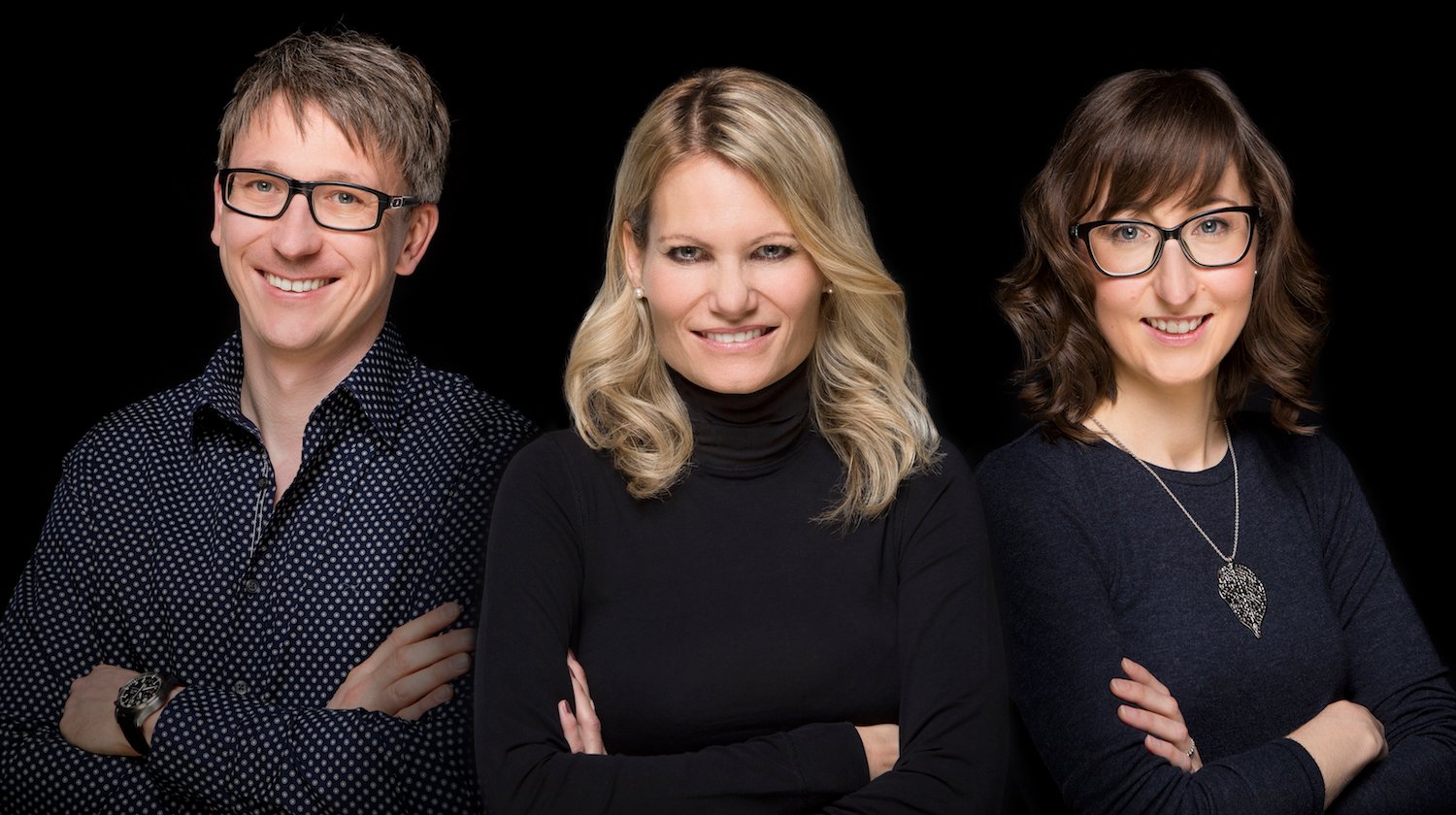 Die neuen Inhaber der Marke «Miss Schweiz»: Iwan Meyer, Angela Fuchs und Andrea Meyer.