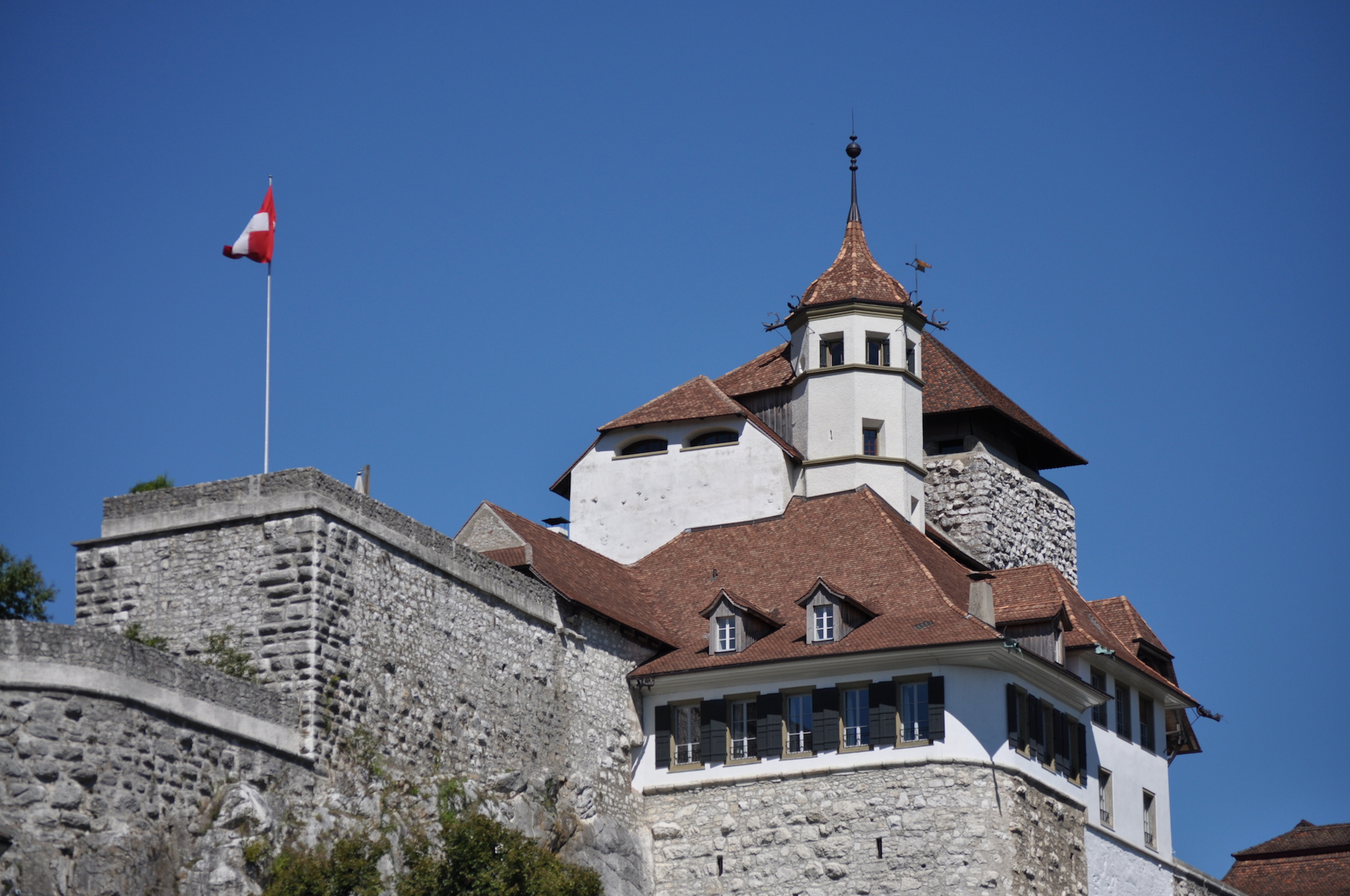 Die Festung Aarburg mit dem Jugendheim. 2012 brachen schon einmal Jugendliche aus.