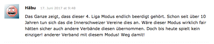 User «Häbu» zeigt sein Unverständnis.