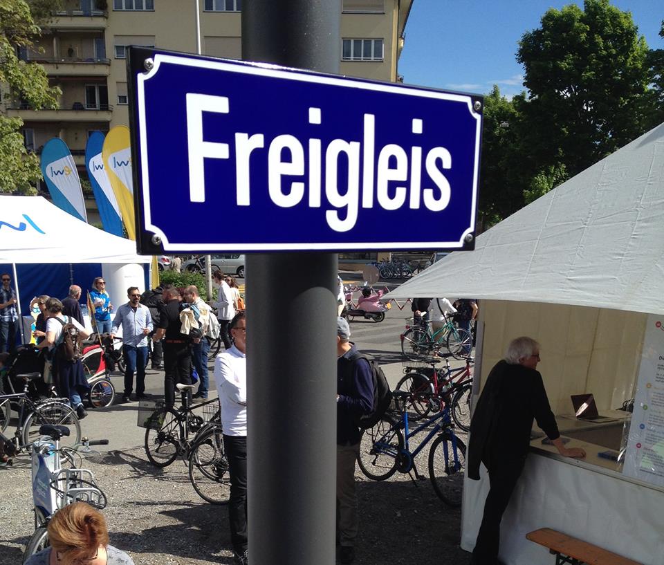 «Freigleis» heisst der neue Veloweg zwischen Luzern und Horw.
