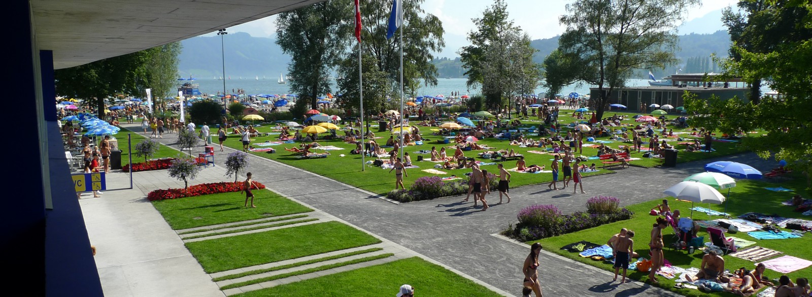 Gewusst? Als einziges Strandbad hat das Lido einen beheizten Pool mit 24° Wassertemperatur.