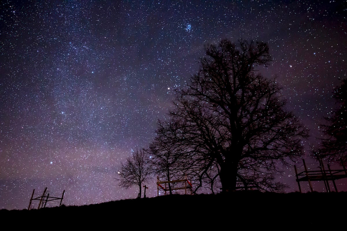 Damit begann die Begeisterung für die Milchstrassen-Fotografie: Foto auf dem Zugerberg.