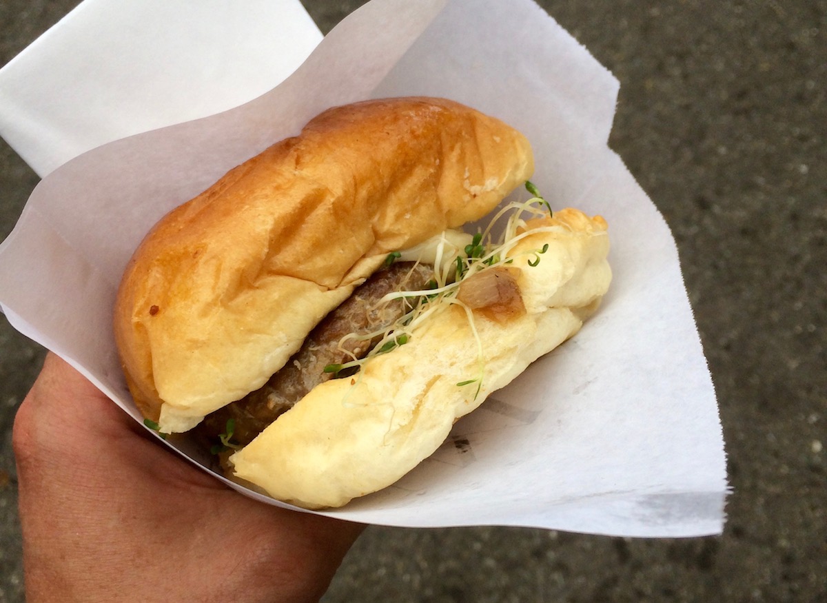 Der «Luma»-Burger wird mit Hilfe von Schimmel-Pilz geschaffen.