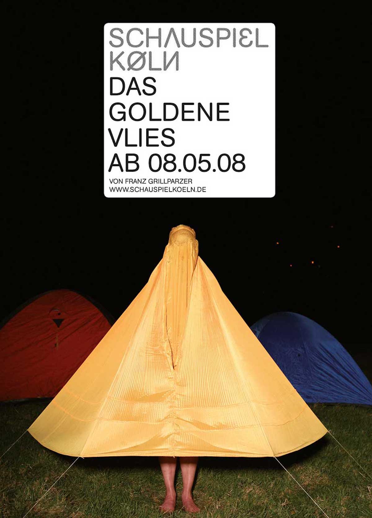 Shitstorm garantiert: das goldene Flies als Zelt-Burka.